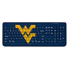 Keyscaper - West Virginia Mountaineers Solid Design Wireless Keyboard - Multicolor