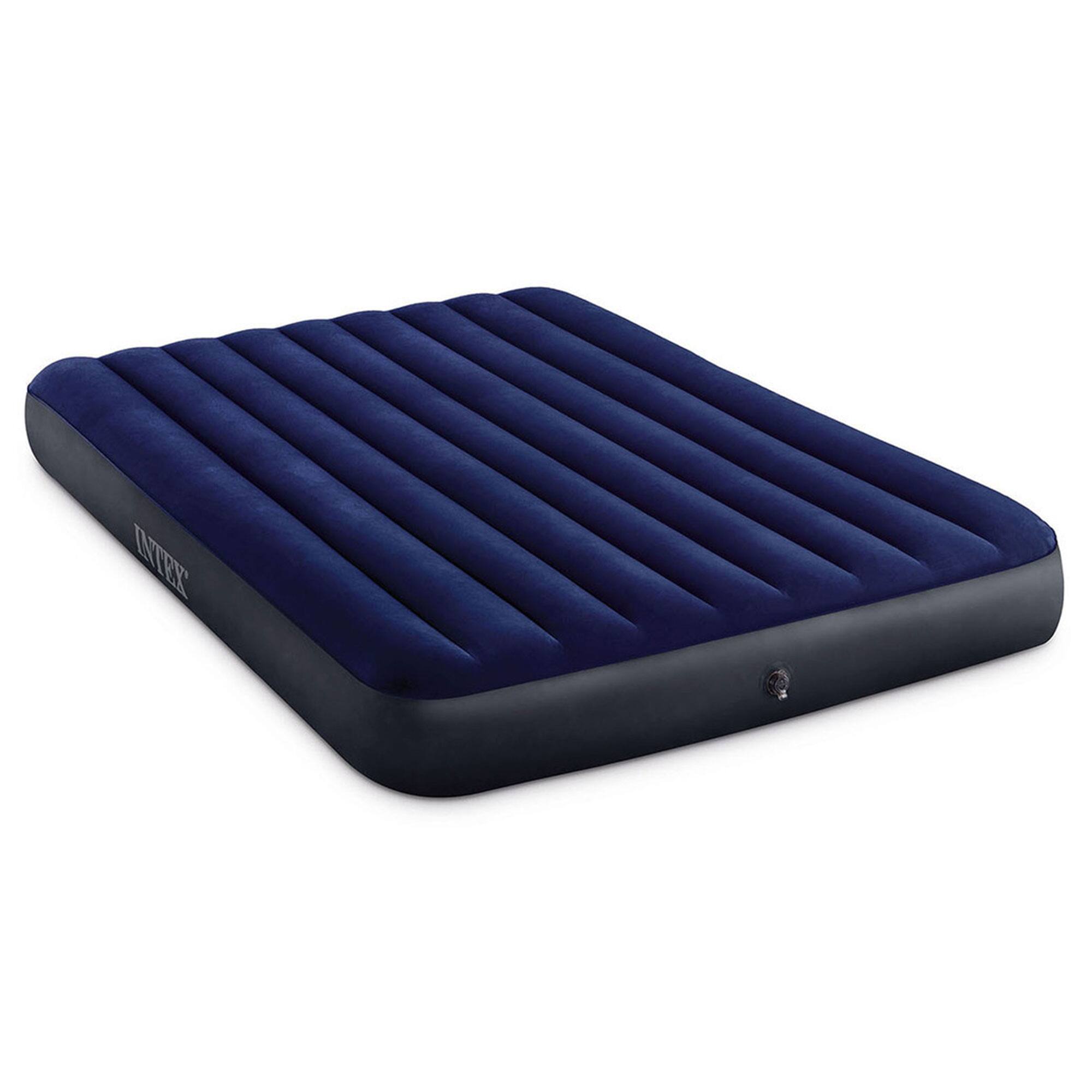Alt View 7. Intex - Intex 10 Inch Dura-Beam Downy Air Mattress, Queen (Pump Not Included) (3 Pack) - Blue.