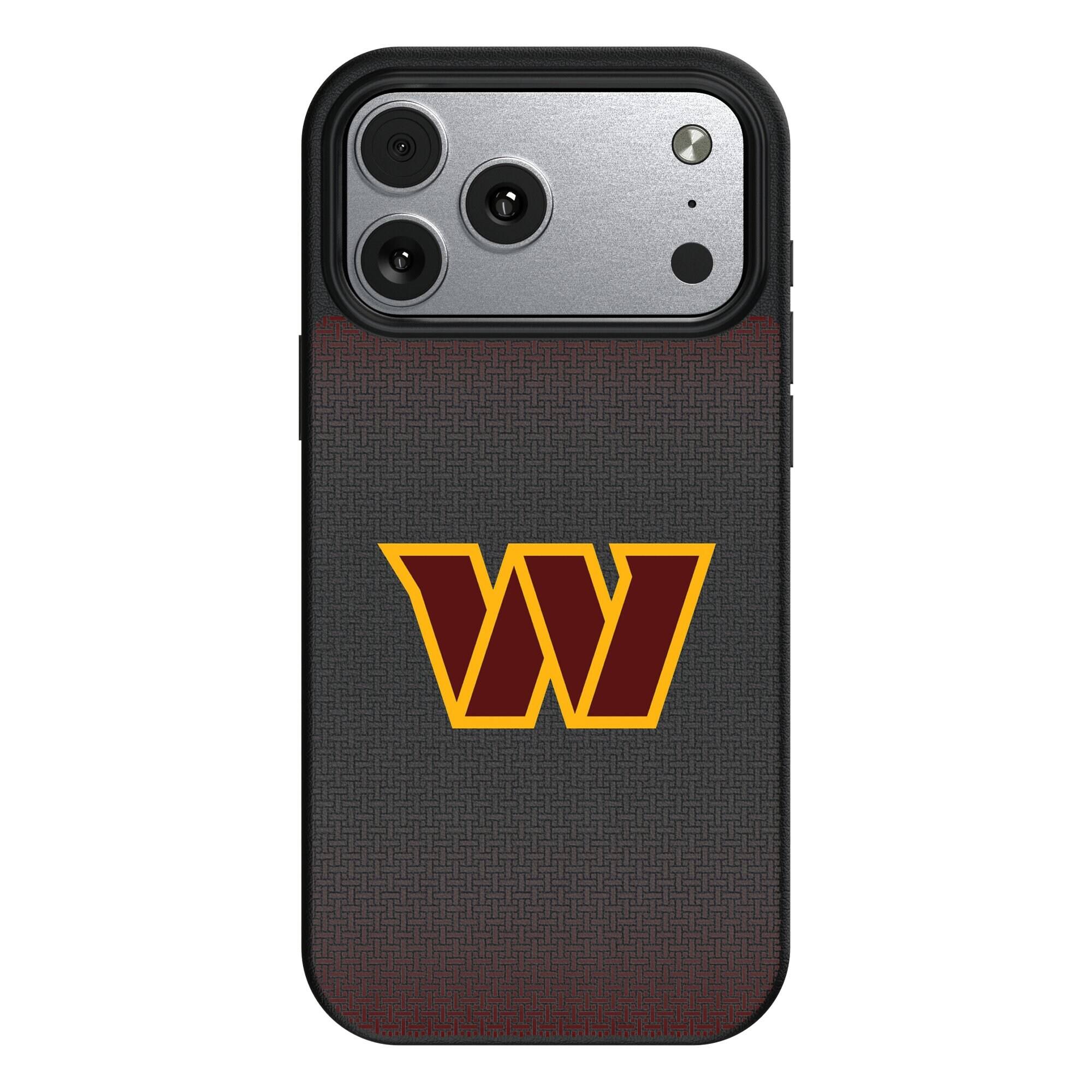Keyscaper - NFL - Washington Commanders Linen Logo iPhone Magnetic Bump Case - 17 - Black price history on PriceWatchPro