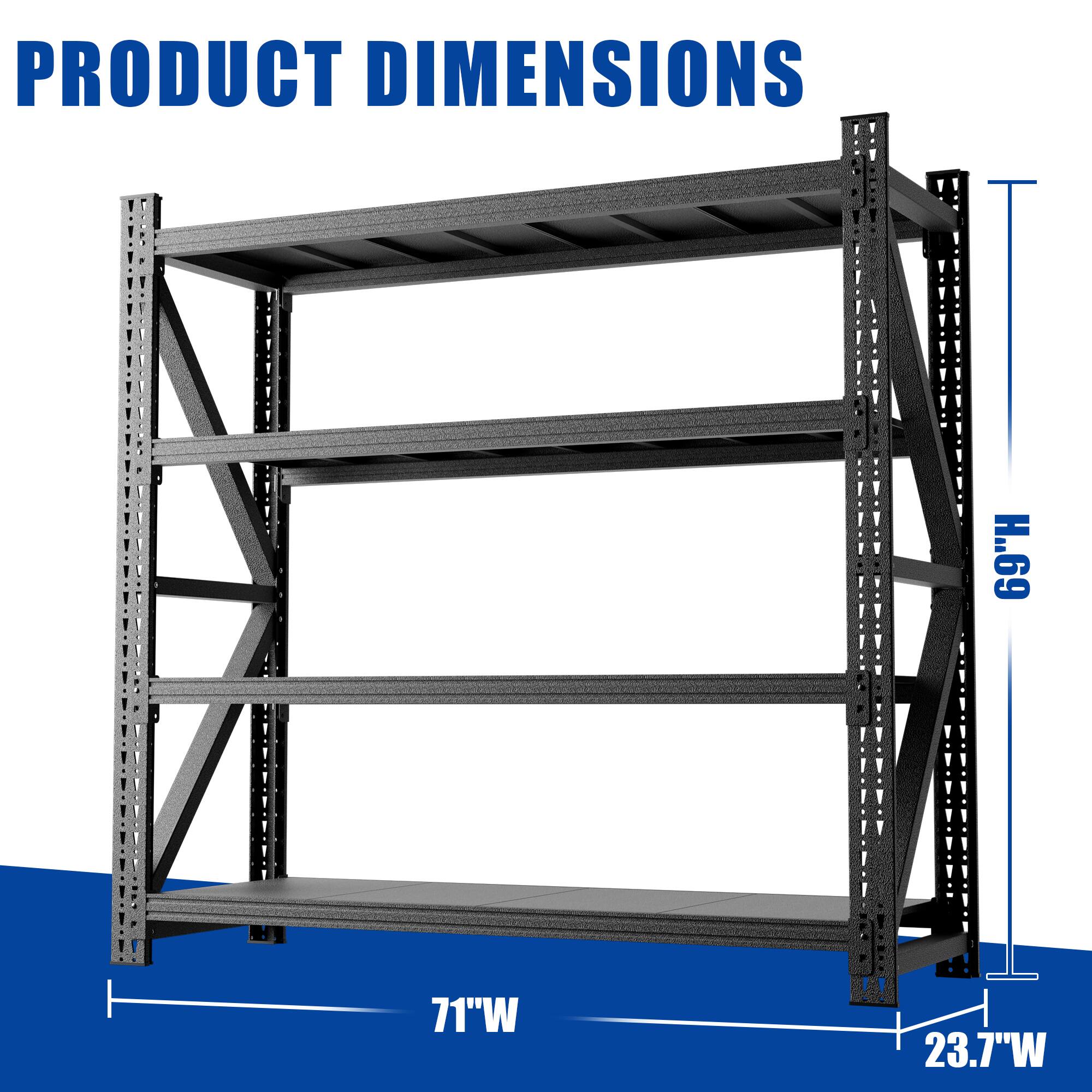 PRODUCT DIMENSIONS  
H: 69"  
W: 71"  
D: 23.7"