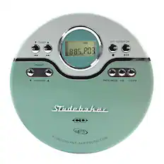 TUNER H4 D
PROG 88.5 P03
OFF POWER ON
MII
PRESET 10/FOLDER
PROG./MODE A-B CD/FM
Studebaker
CD MP3
60 SECOND ANTI-SKIP PROTECTION