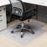 Angle. Mind Reader - Office Chair Mat for Carpet, Under Desk Protector, Carpet Grips, Rolling, PVC, 47.5"L x 35.5"W x 0.125"H - Clear.