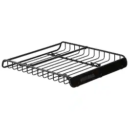MegaWarrior Large Sized Cargo Basket For All Yakima StreamLine Crossbars - Black