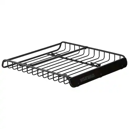 Front. Yakima - Yakima MegaWarrior Large Sized Cargo Basket For All Yakima StreamLine Crossbars - Black.