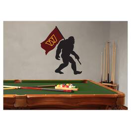 Fan Creations - Washington Commanders Bigfoot Decal - Multicolor
