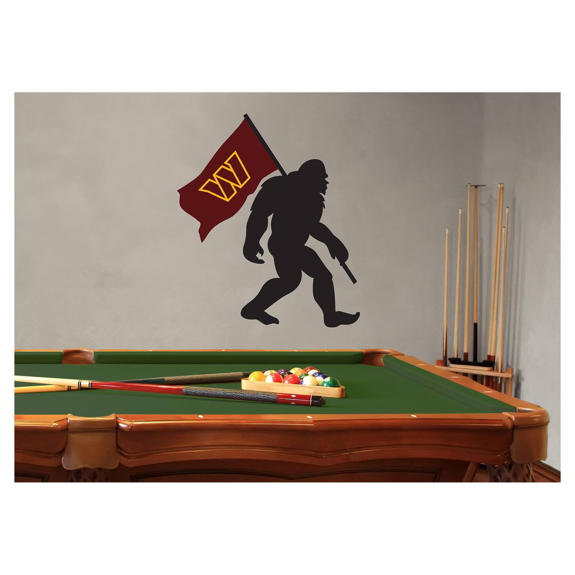 Washington Commanders Bigfoot Decal