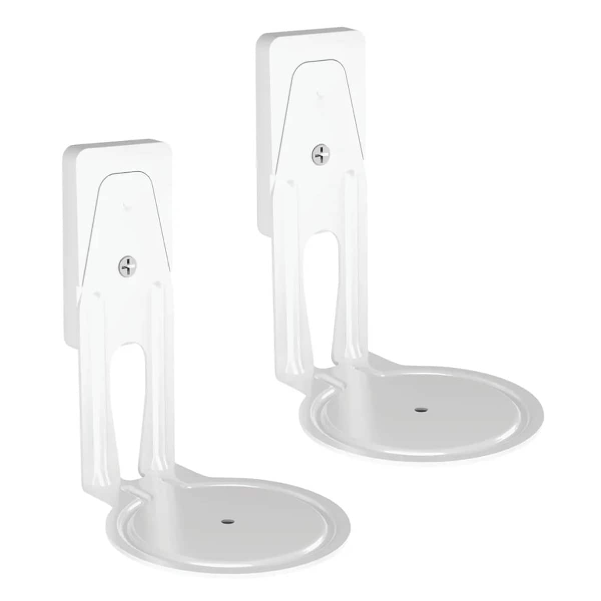 Front. Sanus - Sanus WSFME12 Fixed Speaker Wall Mounts for Sonos Era 100 - Pair (White) - White.
