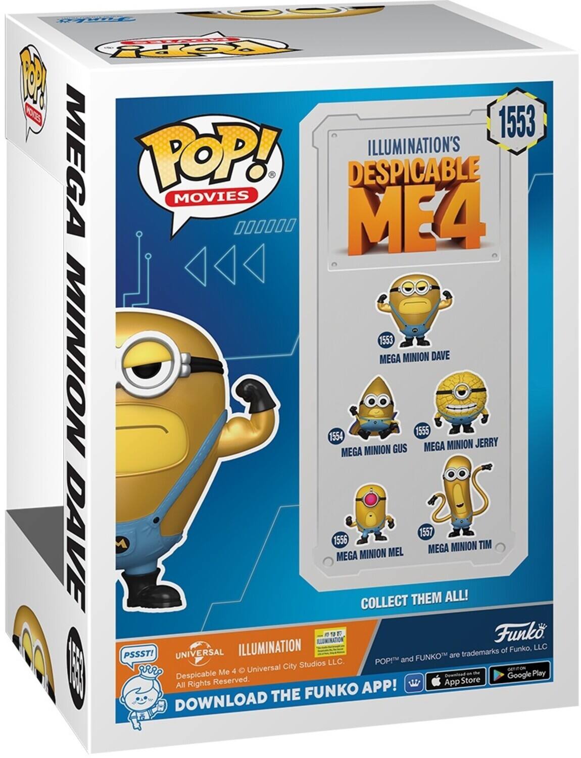 Funko Pop! Despicable Me Mega Minion Dave Multicolor FU76049