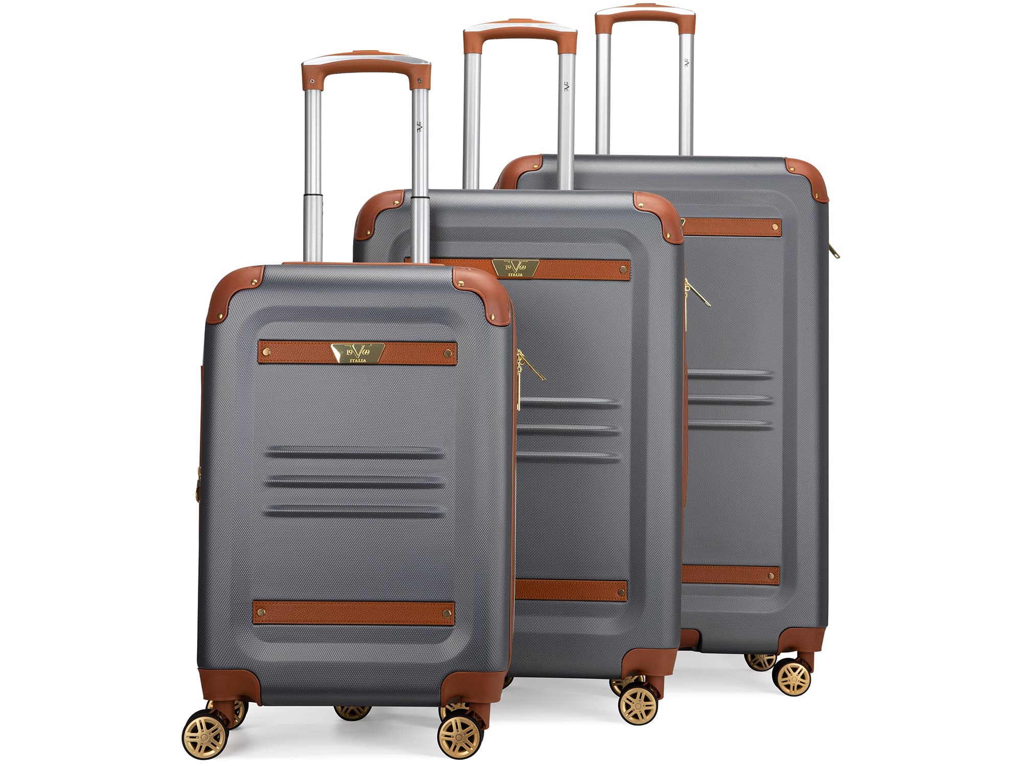 老ナルキソス　いろいろセット 19v69 ITALIA Vintage 3 Piece Expandable Retro Spinner Luggage Set