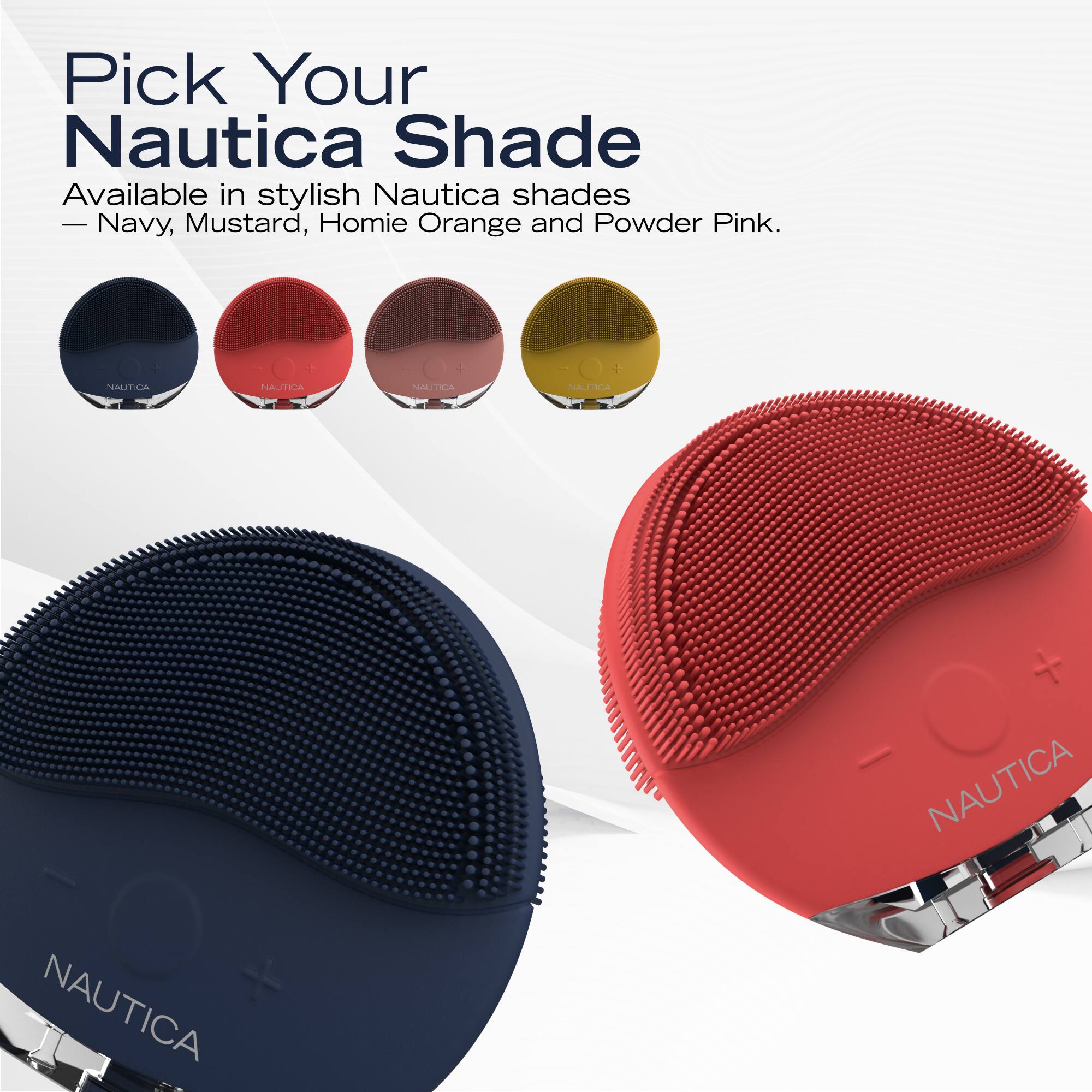 Pick Your Nautica Shade

Available in stylish Nautica shades - Navy, Mustard, Homie Orange and Powder Pink.