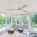 Alt View 4. Sofucor - 60 Inch Ceiling Fan No Light Modern Solid Wood Ceiling Fan with Remote High Airflow Quiet Reversible DC Motor 6 Speeds - Silver.