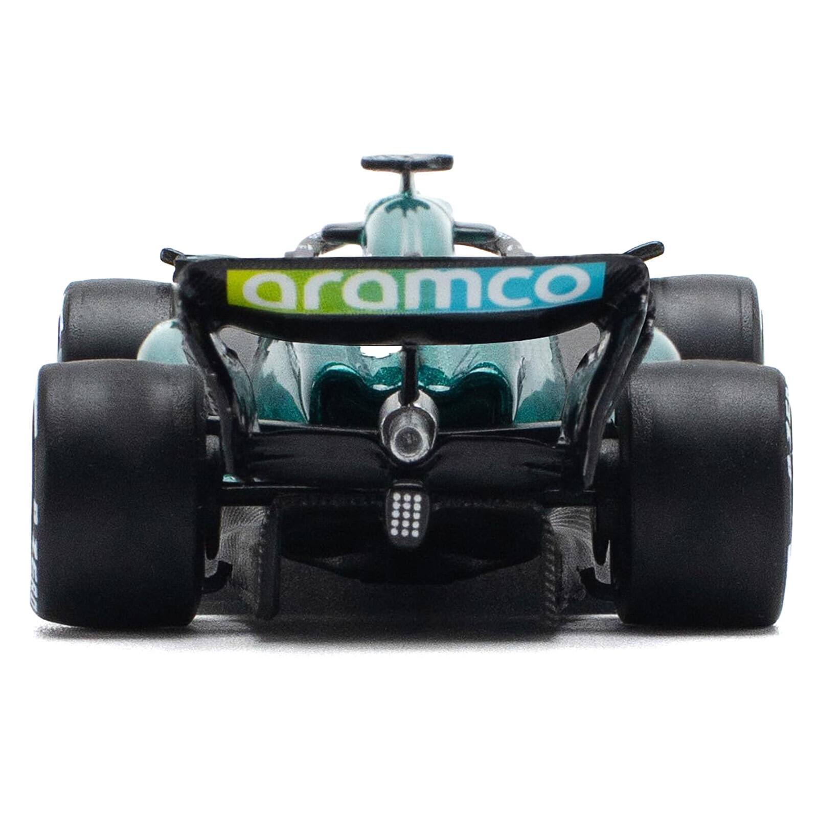 Alt View 5. Pop Race - Aston Martin AMR23 #14 Fernando Alonso "Formula One F1 World Championship" (2023) 1/64 Diecast Model Car by Pop Race.