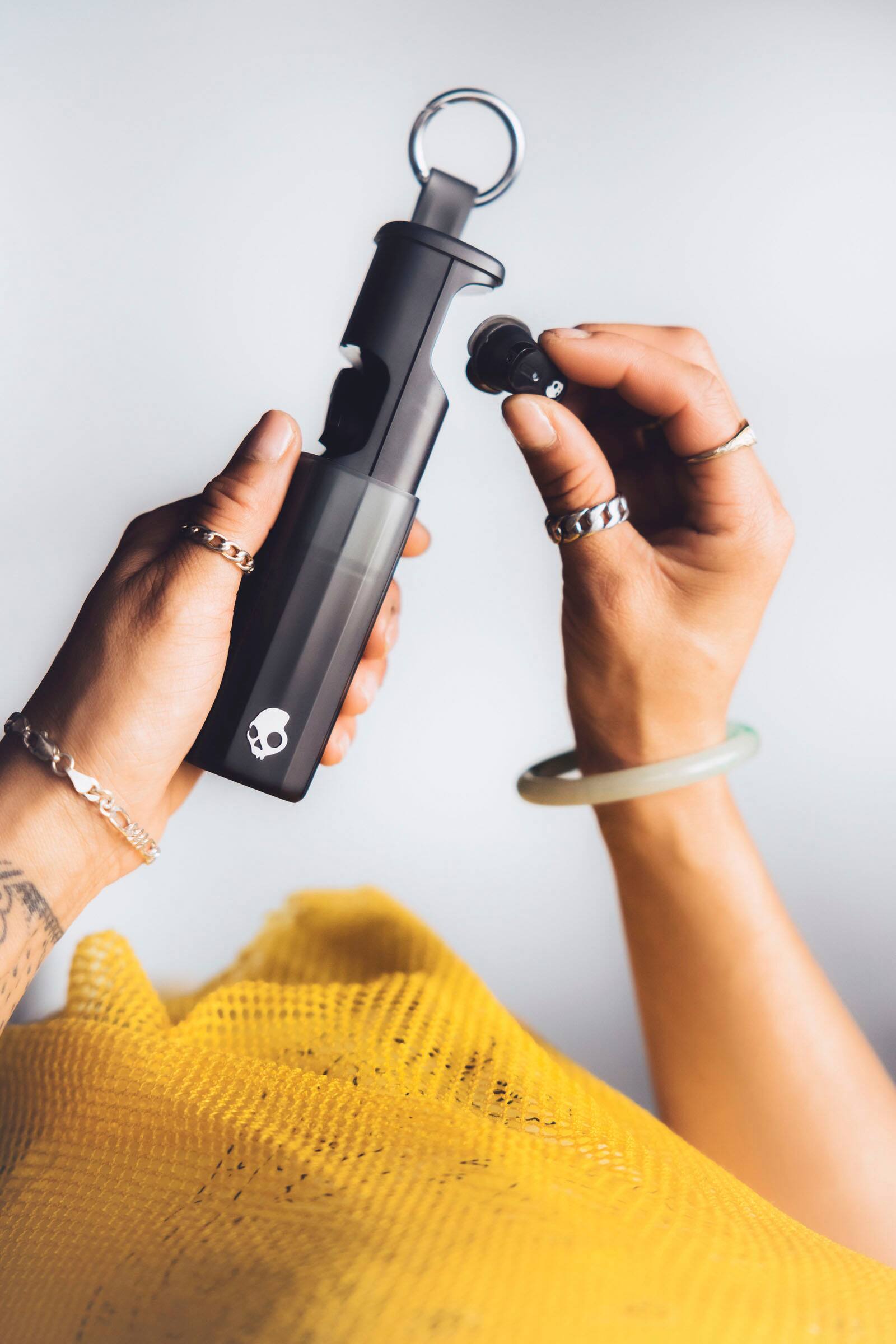 Alt View 19. Skullcandy - Method 360 ANC True Wireless Noise Cancelling Earbuds - Black.