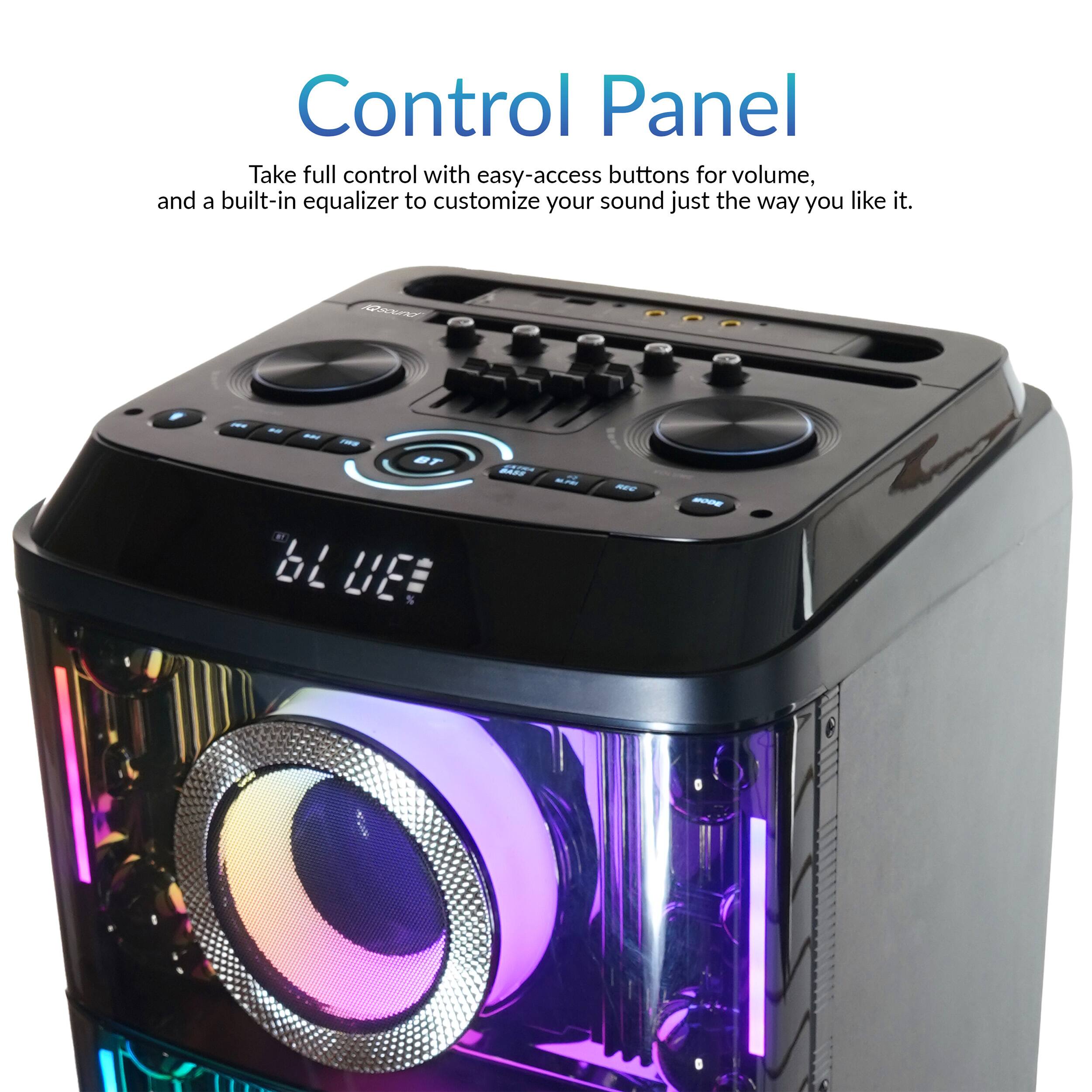 Control Panel

Take full control with easy-access buttons for volume, and a built-in equalizer to customize your sound just the way you like it.