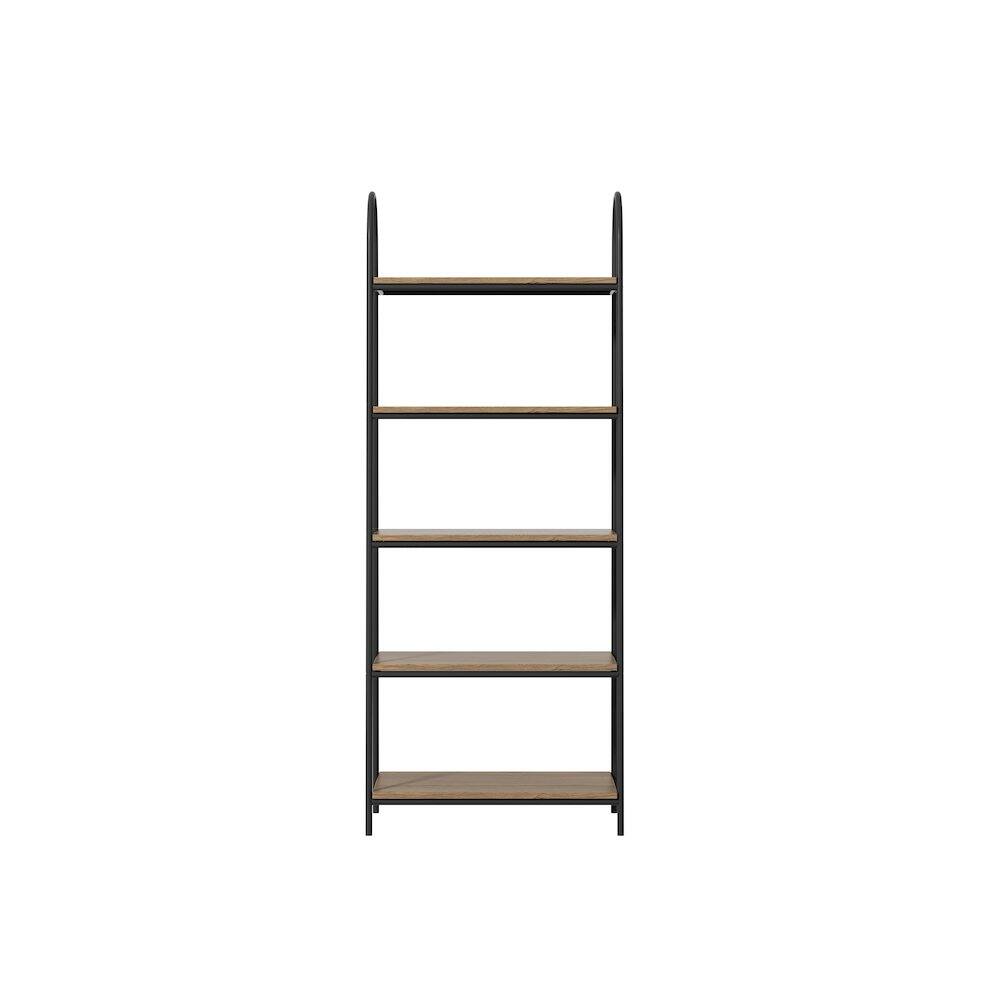 Alt View 3. Elegant Decor - 71 inch Shelving Unit in Natural Driftwood - Natural Driftwood.