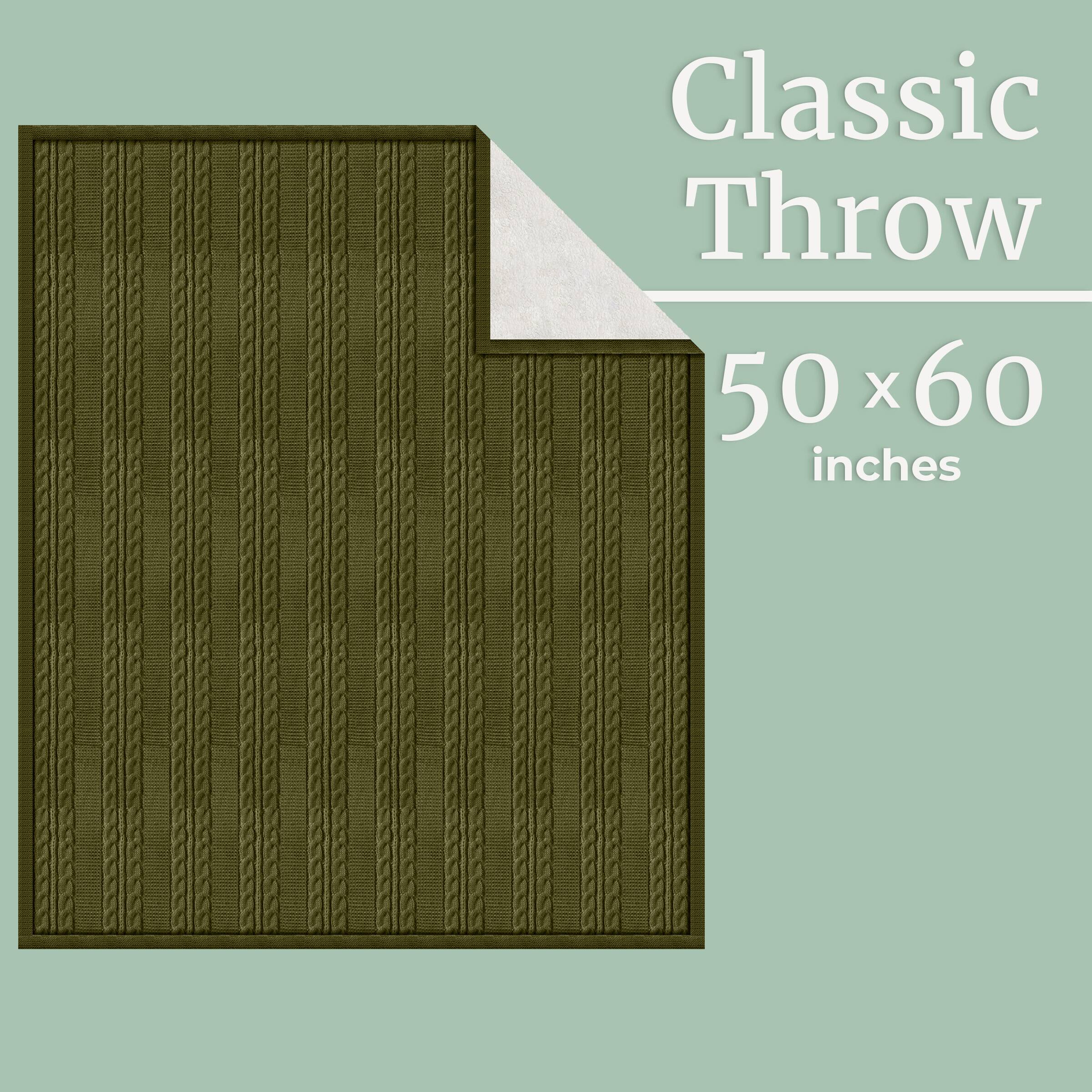 Classic Throw  
50 x 60 inches
