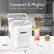 Compact & Mighty
KEEP DRINKS COLD ALL DAY
IGLOO
holds 1.25 lb. of ice at a time
carrying handle for easy transportation
removable ice basket & scoop included
10.87" x 8" x 10.87"
26 LBS