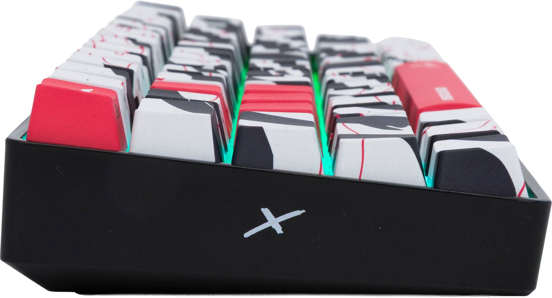 Left. Higround - Basecamp 65HE 65% Wired Magnetic Linear Dynamic Actuation Switch Gaming Keyboard w/ Rapid Trigger & RGB - 100 Thieves - Team Issue.