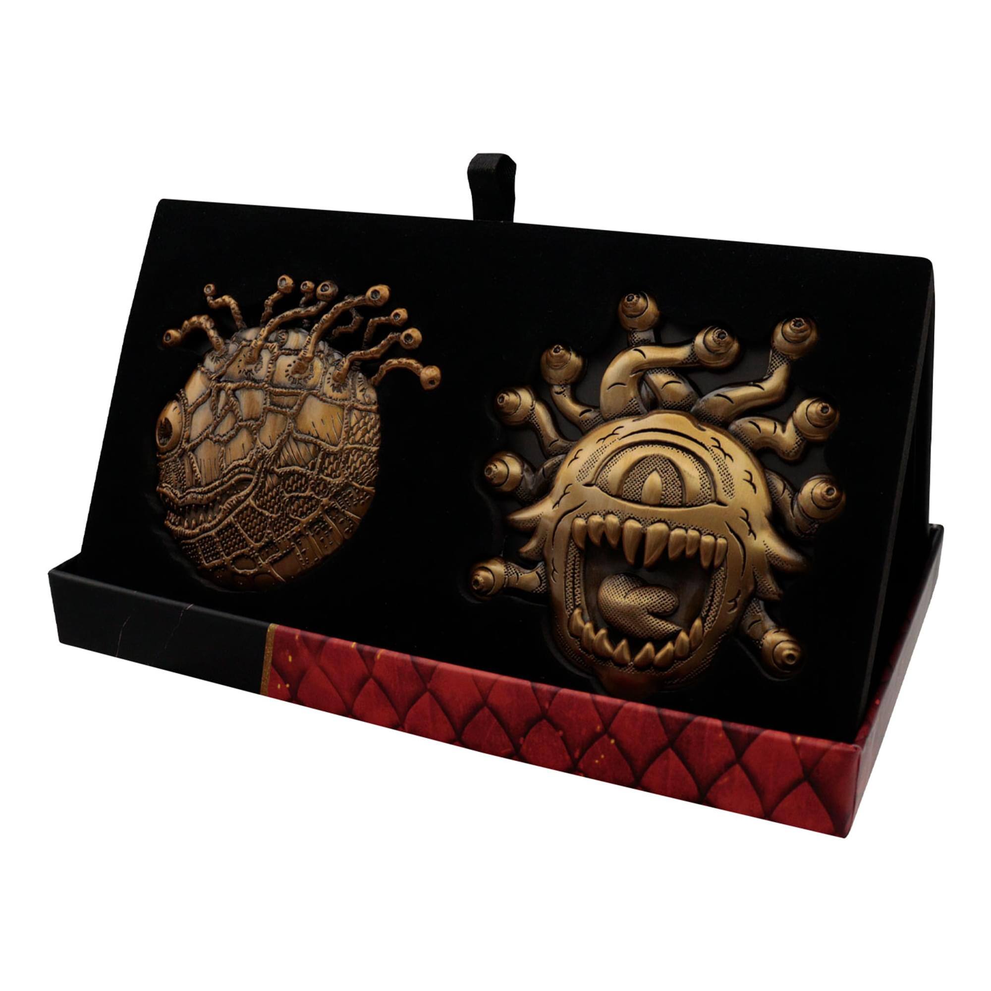 Alt View 5. Dungeons & Dragons - Dungeons & Dragons 50th Anniversary Beholder Twin Medallion Set - Brown.