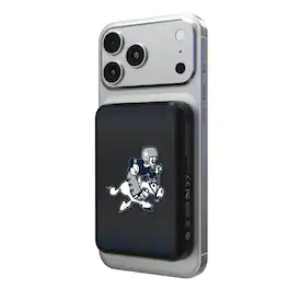 Keyscaper - Dallas Cowboys Wireless Magnetic Power Bank - Black
