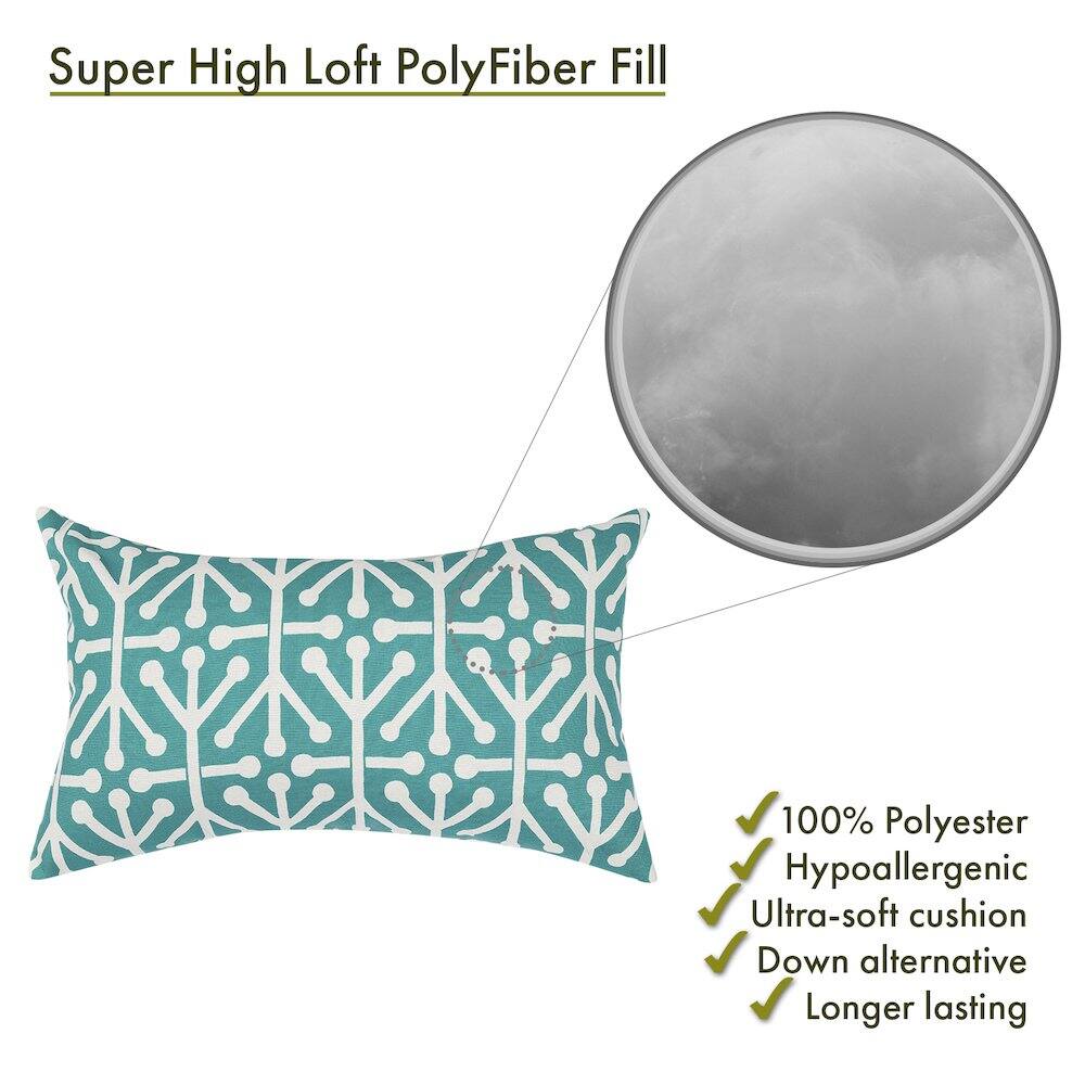 Super High Loft PolyFiber Fill

- 100% Polyester
- Hypoallergenic
- Ultra-soft cushion
- Down alternative
- Longer lasting
