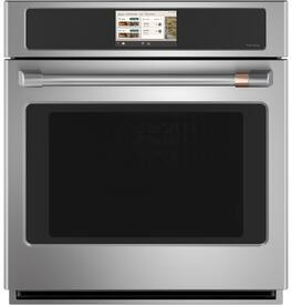 Café - 27" Smart Built-In Single Electric Convection Wall Oven with Air Fry and Precision Cooking Modes - Stainless Steel