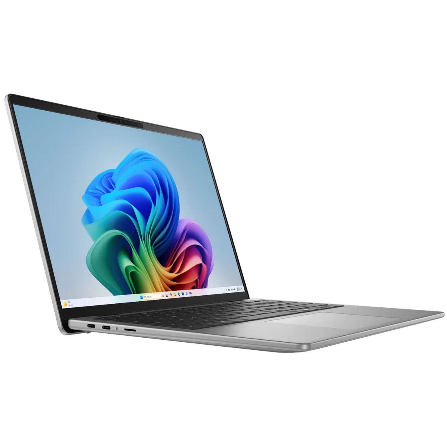 Alt View 2. Dell - Inspiron 14" Copilot+ Qualcomm Snapdragon X1P-64-100 3.4 GHz 16GB RAM 1TB SSD Windows 11 Home - Gray.