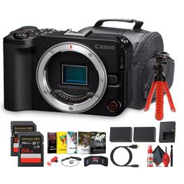 Canon - EOS R50 V Mirrorless Camera Body | 24.2MP APS-C Sensor (6895C002) + Photo Software Bundle (International Version)