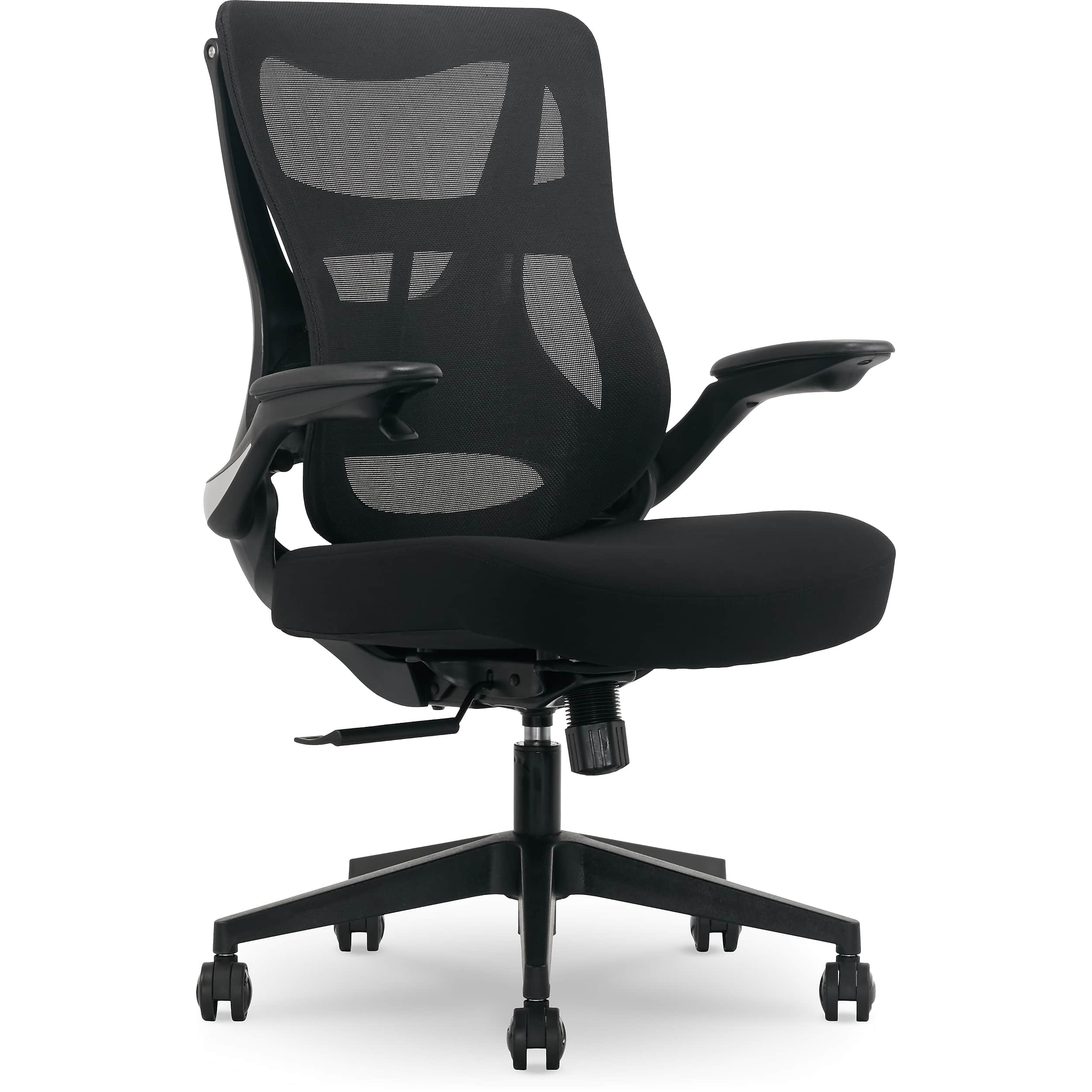 Beautyrest - Duo-EX Ergonomic Mesh Swivel Task Chair, /Gray (60051GRY) - Black