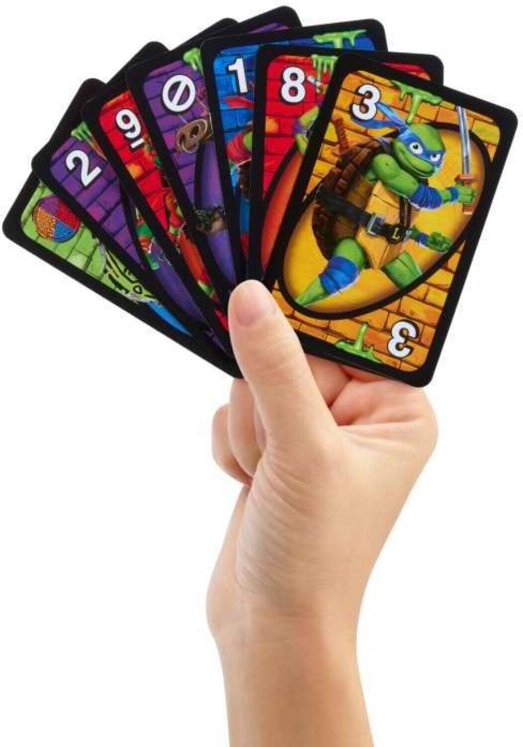 Alt View 1. Mattel - Mattel Games - UNO TMNT Mutant Mayhem Card Game   - GAMES (MISC) - Multicolor.
