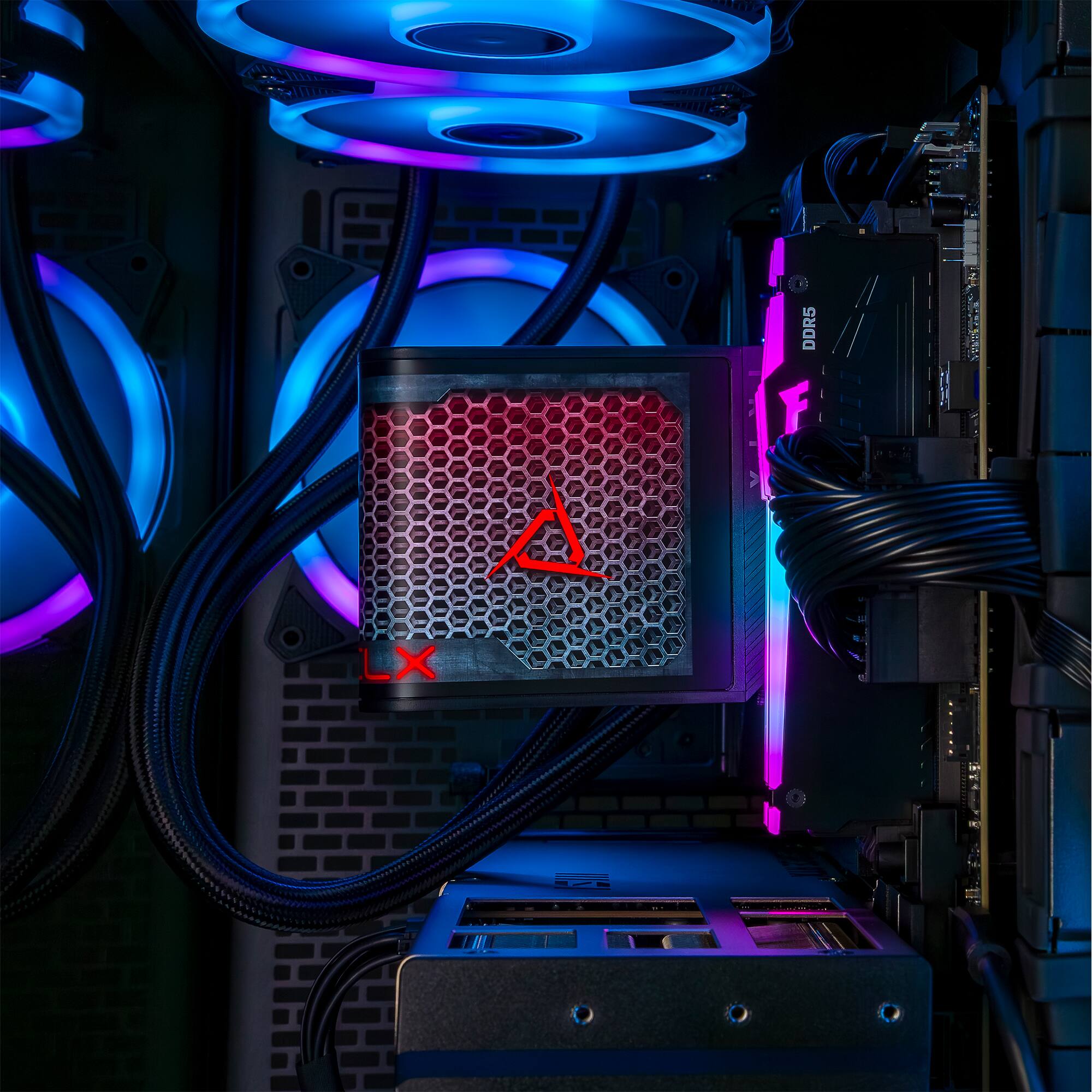 CLX Horus Gaming Desktop AMD Ryzen 9 9950X3D w/Tryx Panorama 96GB