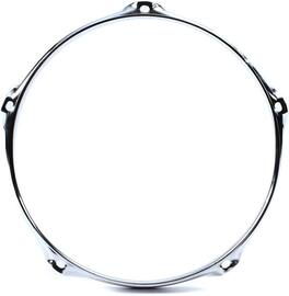 Gibraltar Hardware - 8" 5 Lug Batter Hoop, 2.3mm Heavy Duty Chrome Drum Hoop for Toms, Provides Consistent Shape & Tension for Clearer Sound