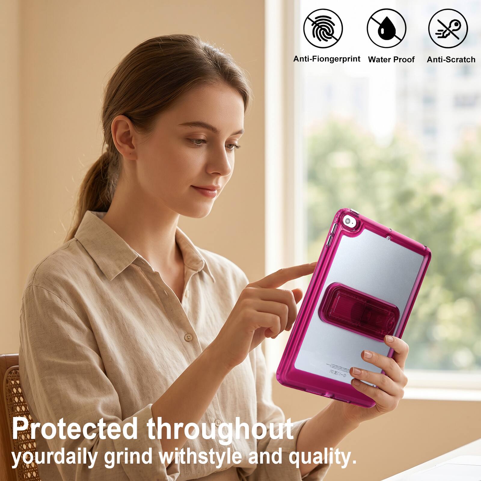 Anti-Fingerprint Water Proof Anti-Scratch  
Protected throughout your daily grind with style and quality.