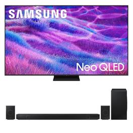 QN55QN80FAFXZA 55 Inch Neo QLED QN80F Series Supreme UHD 4K TV with a Samsung HW-Q990D 11.1.4ch Soundbar (2025)