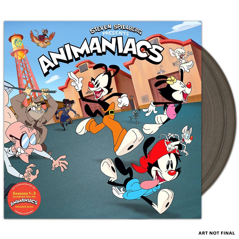 Steven Spielberg Presents Animaniacs  
Seasons 1-3 Soundtrack from the Animaniacs Animated Series  
Art Not Final