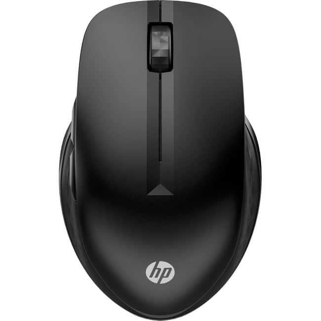HP - 430 Multi-Device Wireless Mouse - Blue Optical - Wireless - Bluetooth/Radio Frequency - USB Type A - 4000 - Wireless - Jet Black