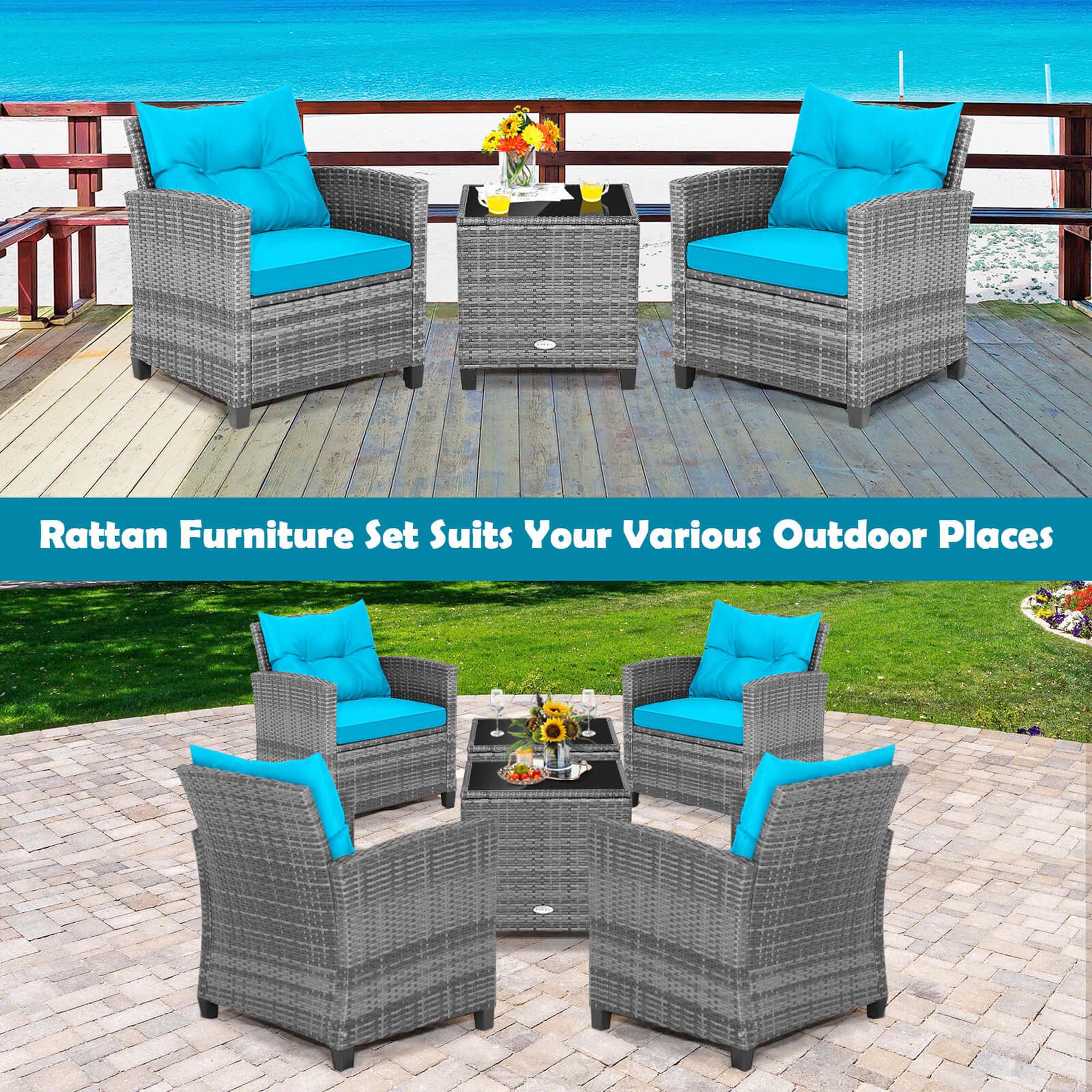 Rattan Furniture Sets Your Various Outdoor Places