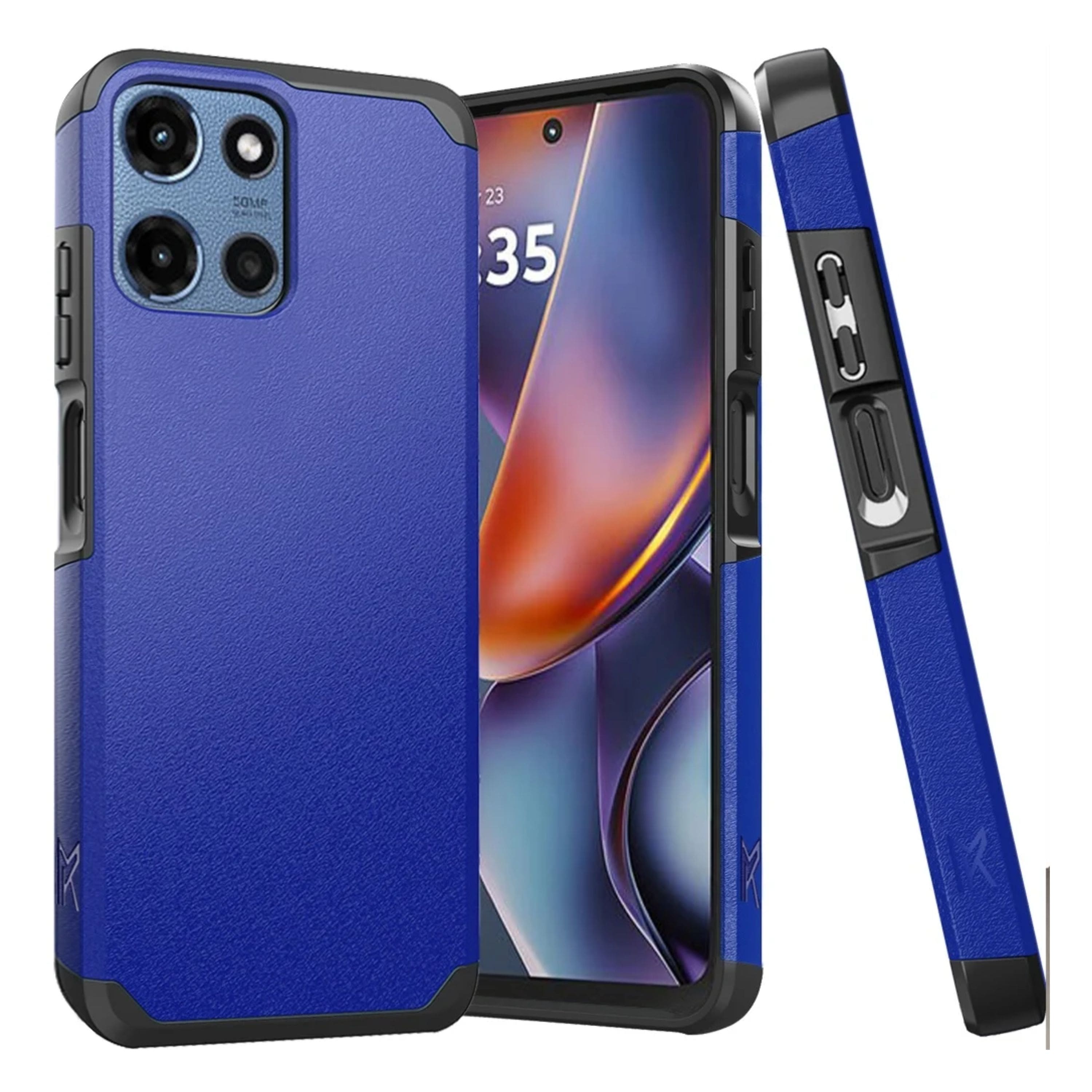 Kitcheniva - Tough Strong Hybrid Magnetic Mount Friendly Case For Motorola Moto G 2025 Classic - Blue price history on PriceWatchPro