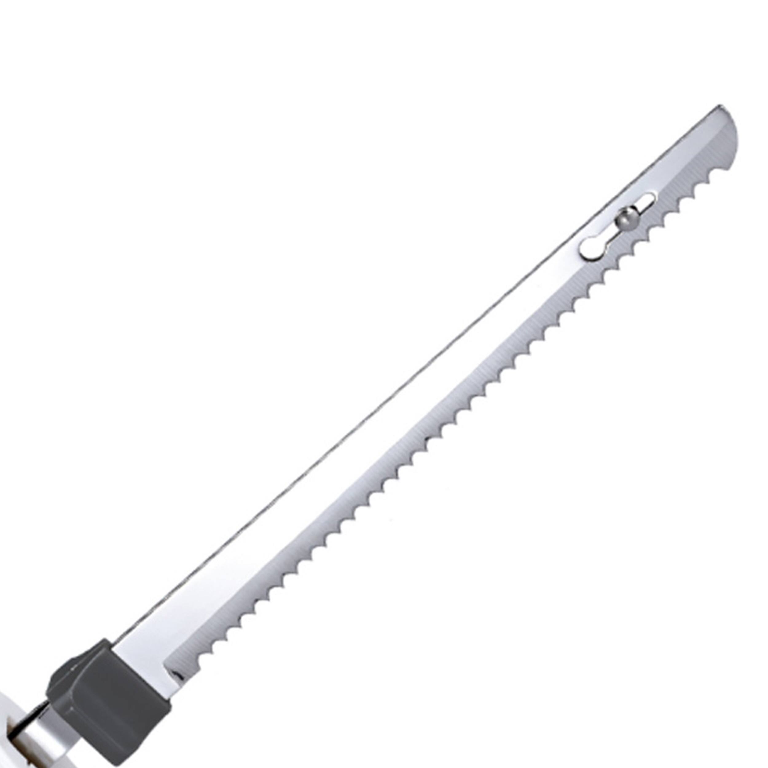 Alt View 1. Brentwood - Brentwood 7.5 Inch Electric Carving Knife in White - White.