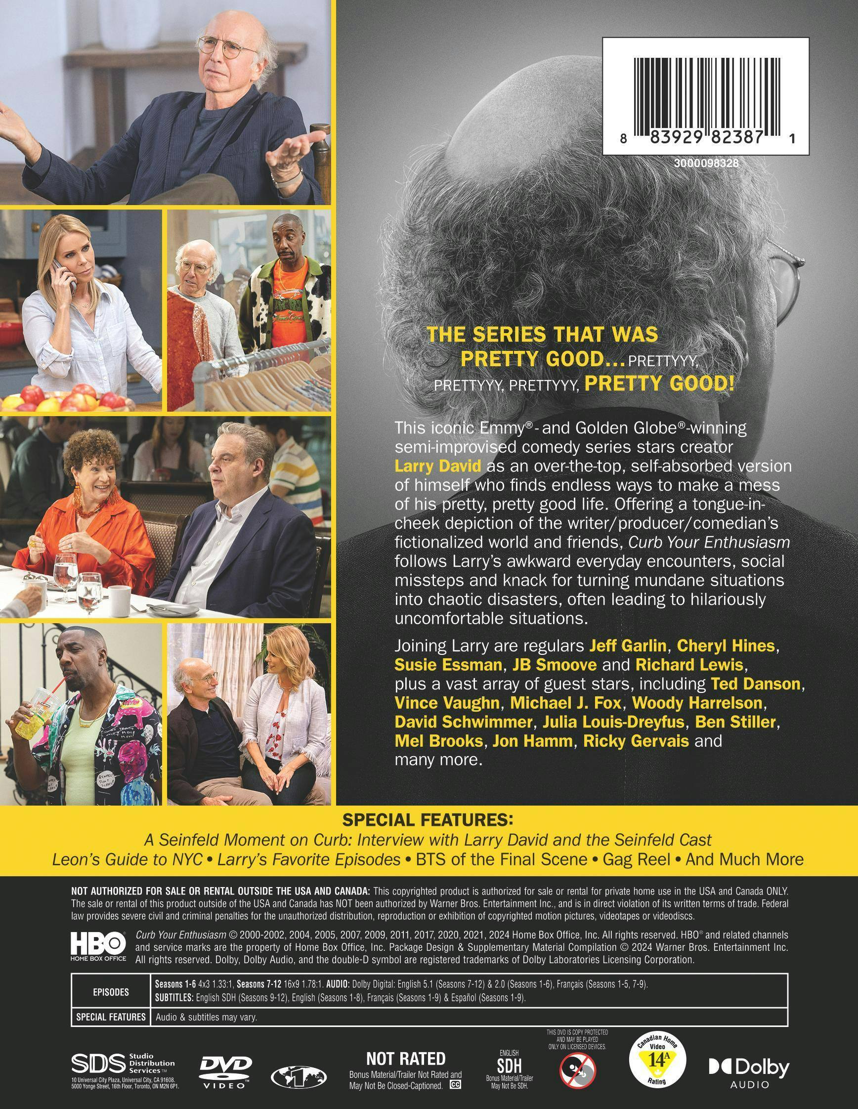 Back. Curb Your Enthusiasm: The Complete Series [DVD].