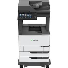 Lexmark - MX822ade Laser Multifunction Printer - Copier/Fax/Printer/Scanner - 55 ppm Mono Print - 1200 x 1200 - Monochrome