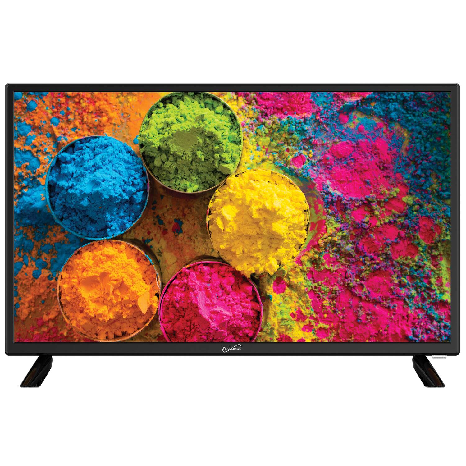 Front. Supersonic - Supersonic Sc-2411 24-in. 1080p Led Tv, Ac/dc Compatible With Rv/boat.