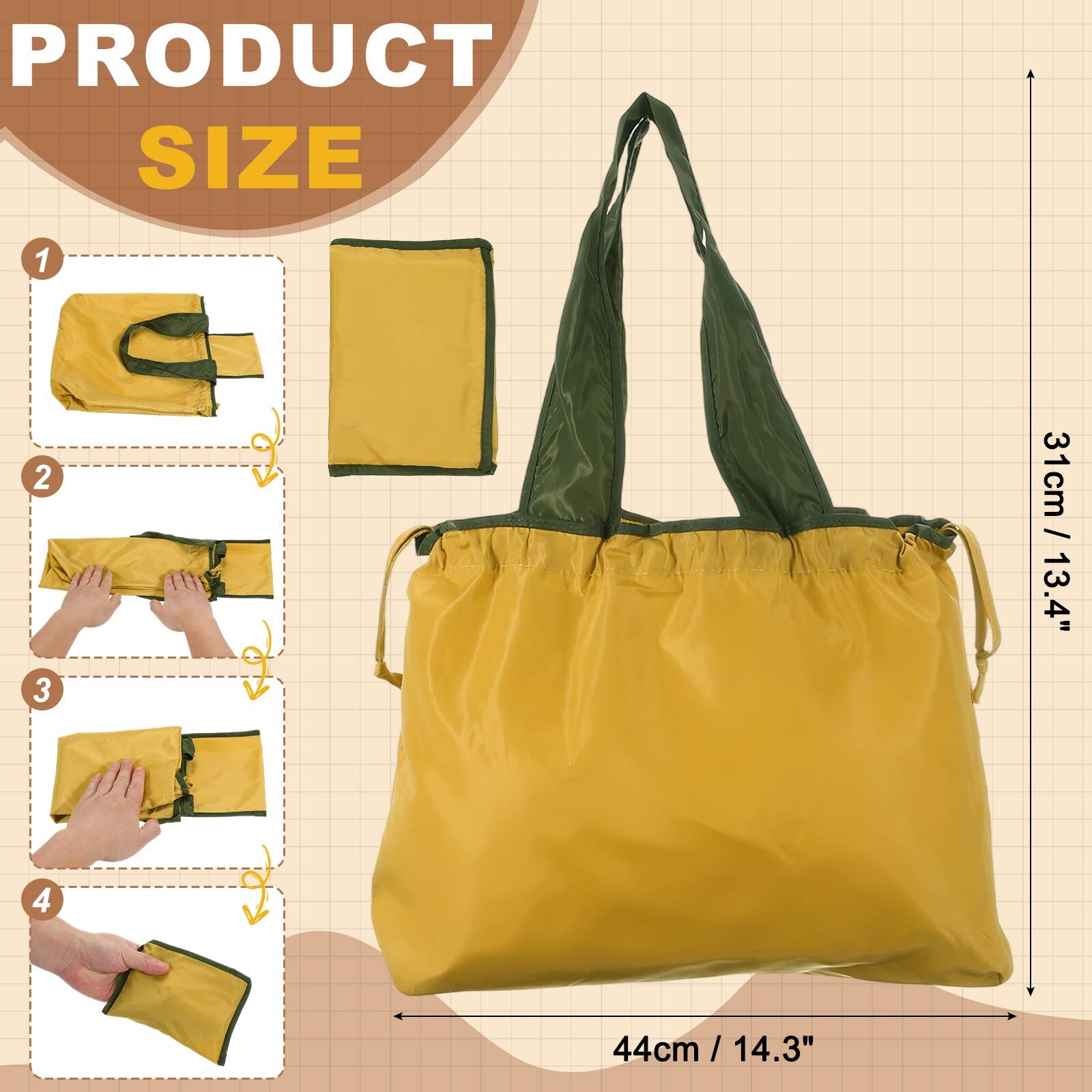 PRODUCT SIZE

1. 31cm / 13.4" / 2. 44cm / 14.3"