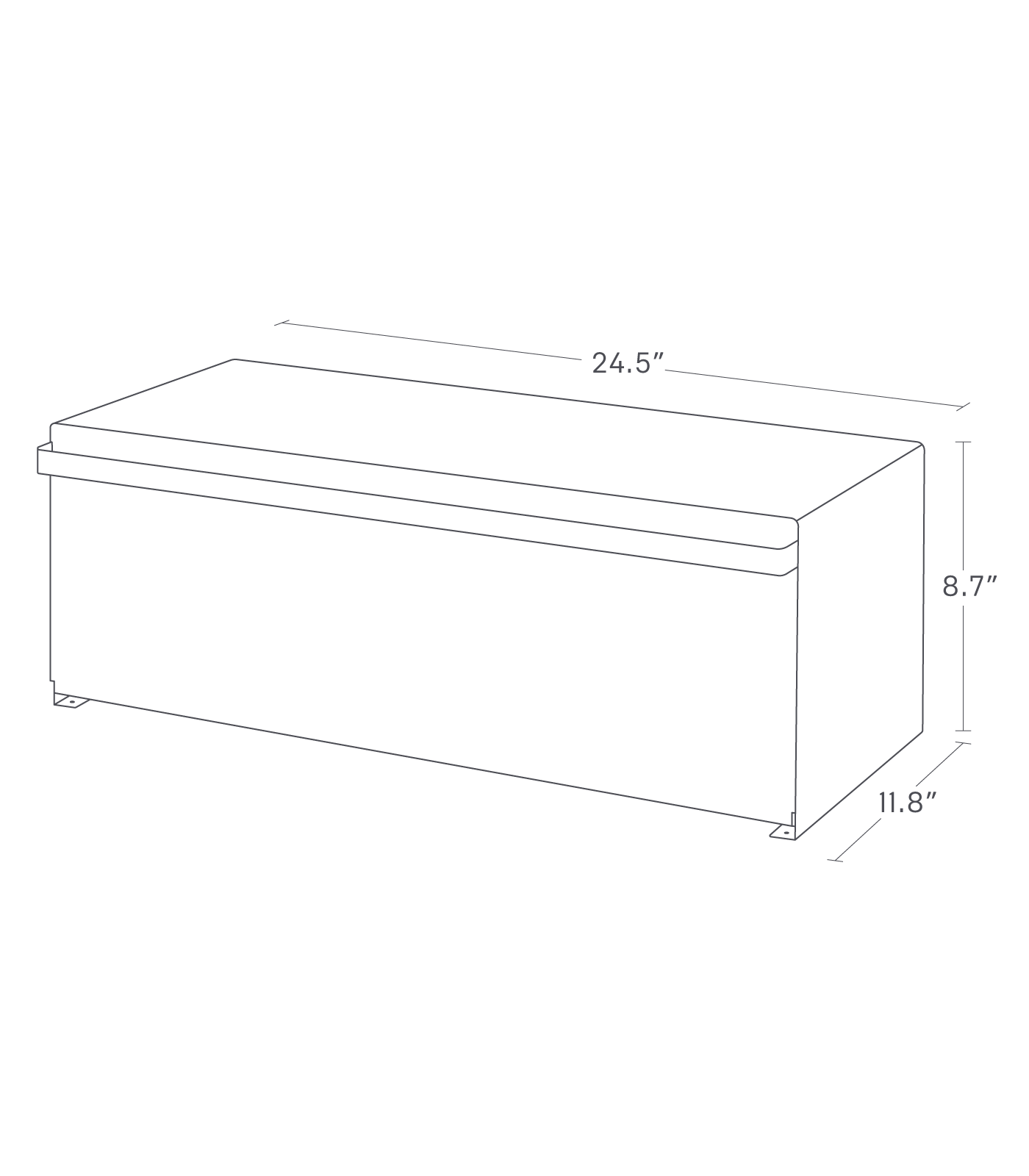 Alt View 1. Yamazaki Home - Bread Box - Wide - Steel.