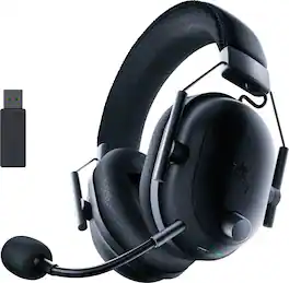 Razer - BlackShark V2 Pro Wireless Over-the-Ear Gaming Headset for PC, Playstation, and Nintendo Switch - Black