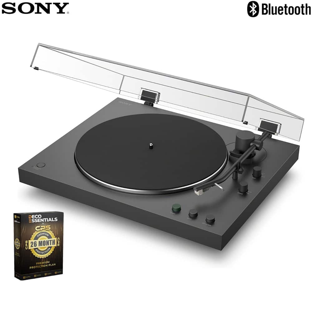Sony - Full Auto Playback Turntable with Bluetooth Black + 2 Year Warranty