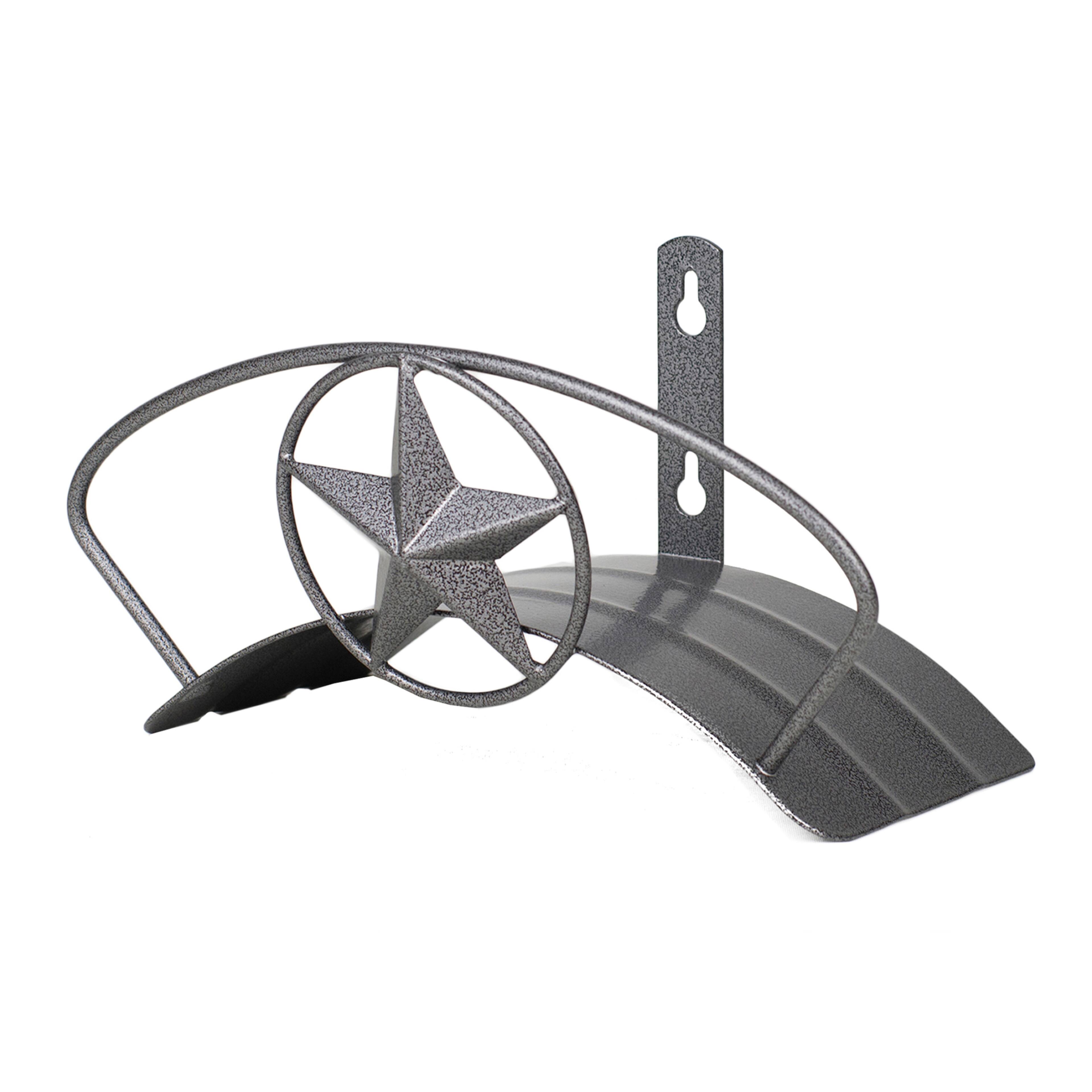 Front. Yard Butler - Heavy Duty Wall-Mounted Hose Hanger - Garden Hose Holder, Holds up to 125 Feet, Powder Coated Steel IHH-STAR.