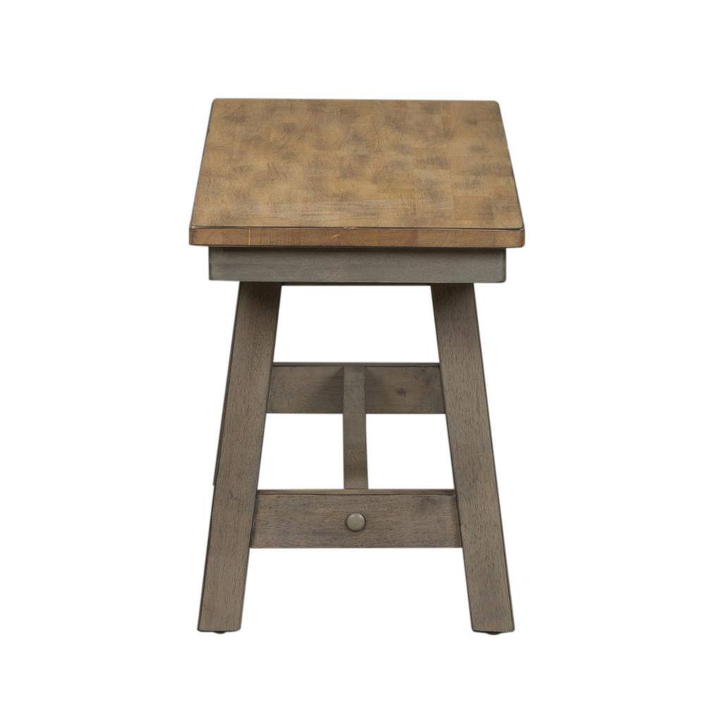 Back. Liberty Furniture Industries - Lindsey Farm Backless Bench (RTA) in Gray - Gray.