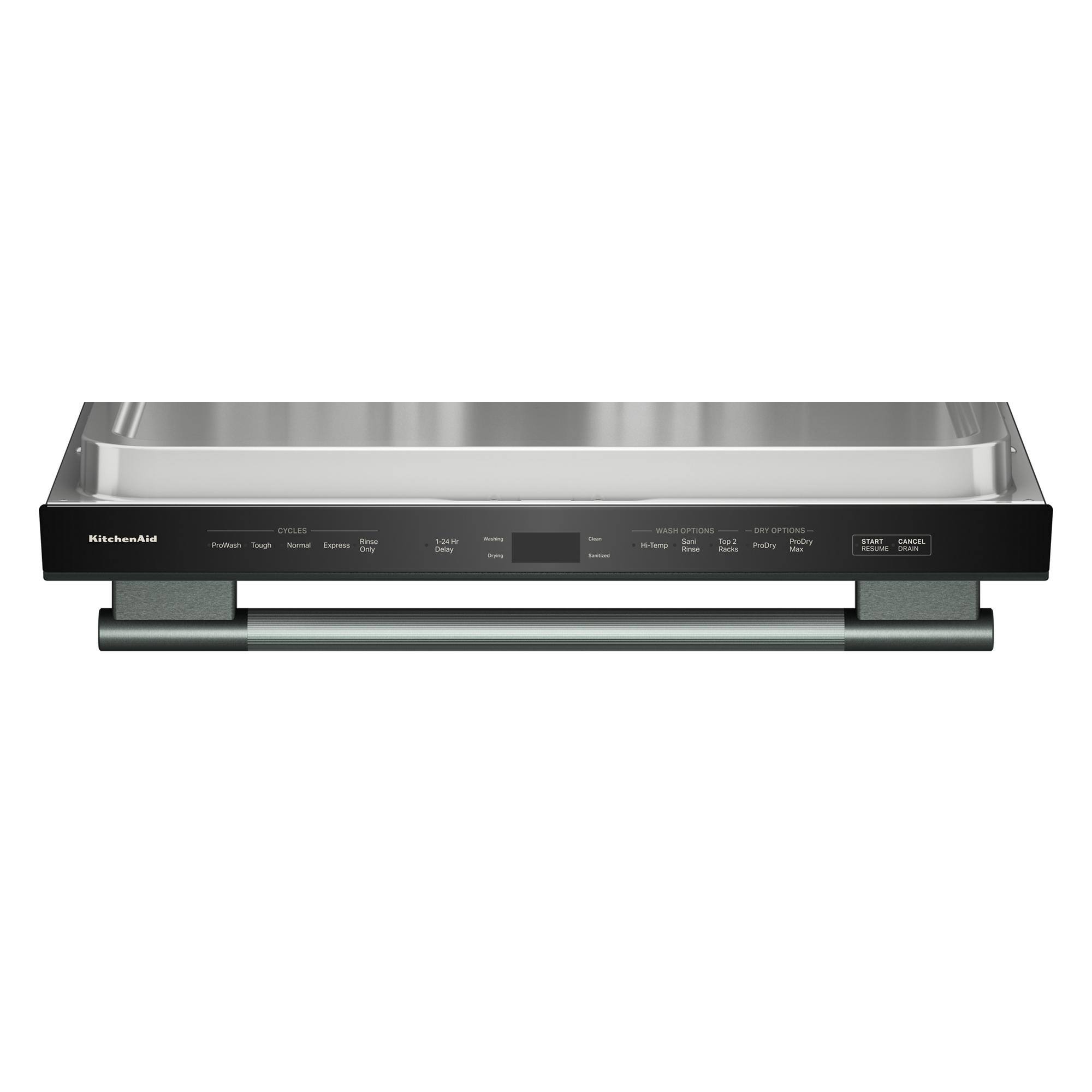 KitchenAid - Cycles - Roms Tough - Express - 12H - Celny - I - Wash Options - Dry Options - ProDry - Start - Cancel - Resume - Drain