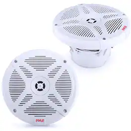 Pyle - 6.5 Inch Bluetooth Marine Speakers - 2-way IP-X4